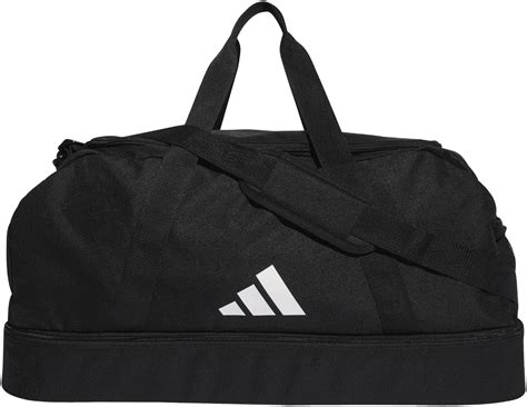 adidas sporttasche leder schwarz|Schwarze Sporttaschen .